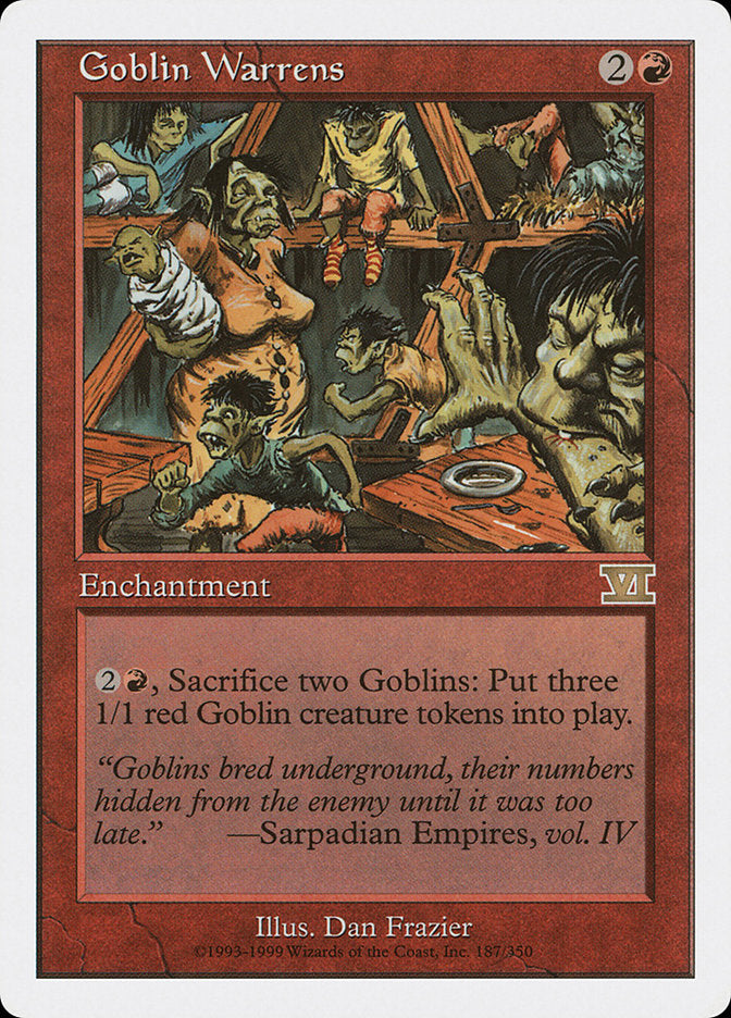 Goblin Warrens [Classic Sixth Edition] | Exor Games Truro