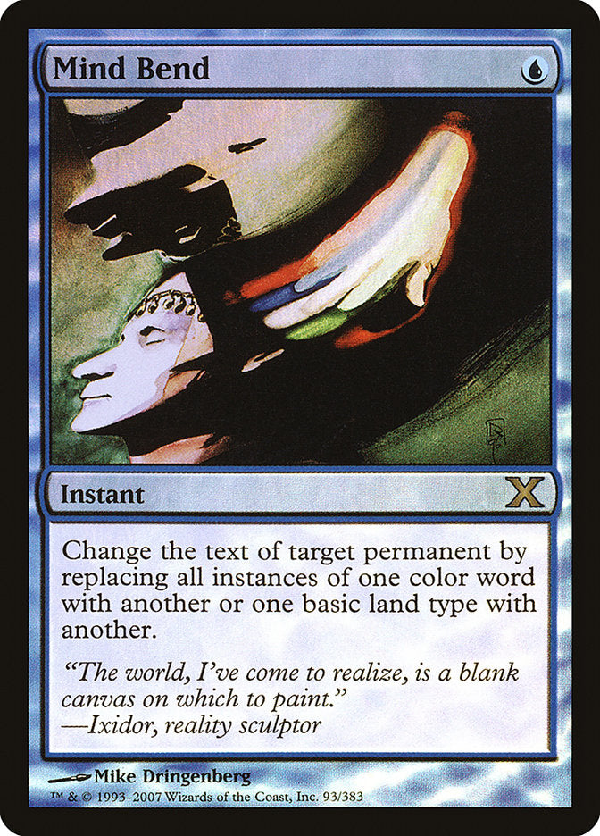 Mind Bend (Premium Foil) [Tenth Edition] | Exor Games Truro