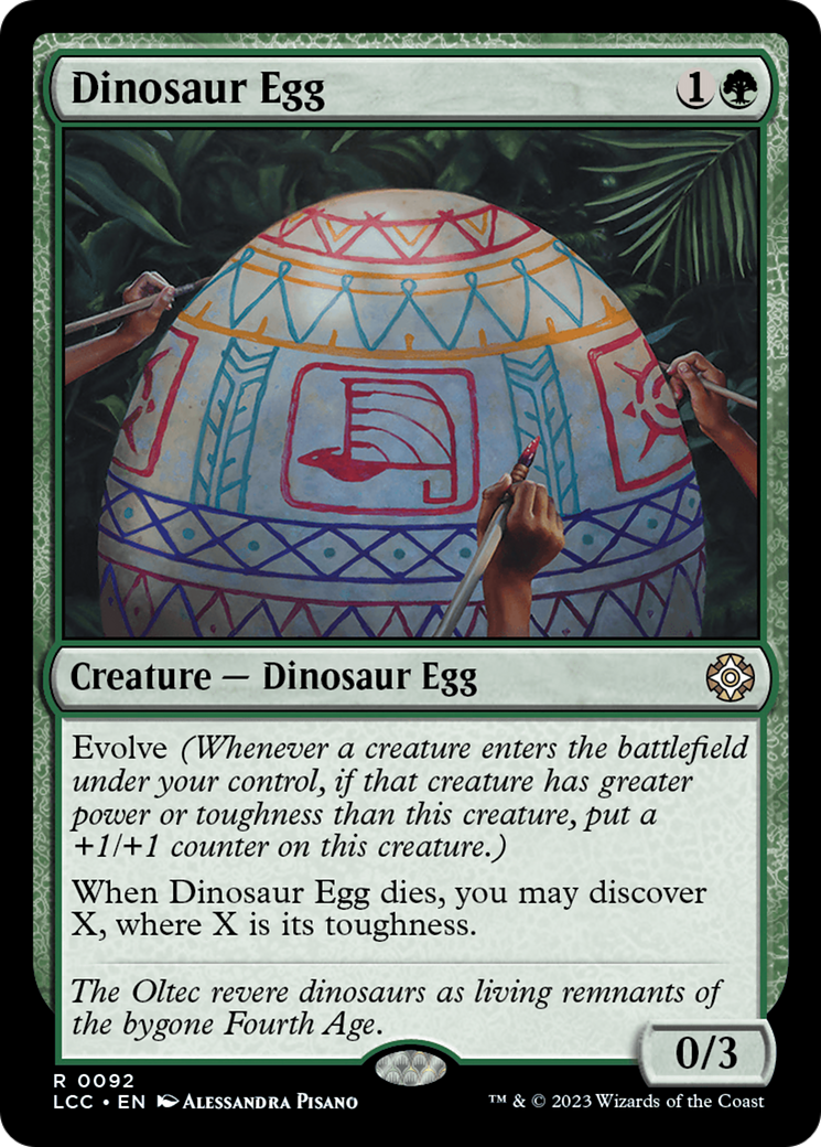 Dinosaur Egg [The Lost Caverns of Ixalan Commander] | Exor Games Truro