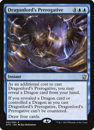 Dragonlord's Prerogative [Dragons of Tarkir] | Exor Games Truro