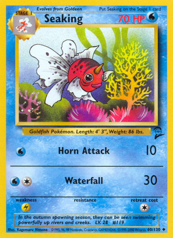 Seaking (60/130) [Base Set 2] | Exor Games Truro