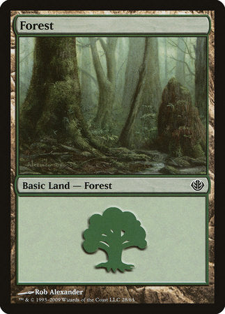 Forest (28) [Duel Decks: Garruk vs. Liliana] | Exor Games Truro