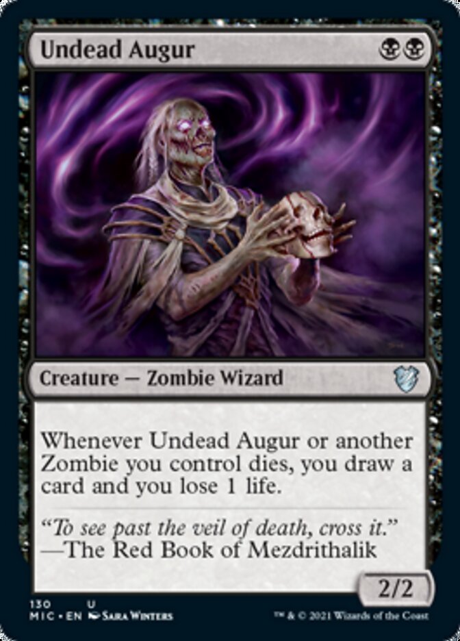 Undead Augur [Innistrad: Midnight Hunt Commander] | Exor Games Truro