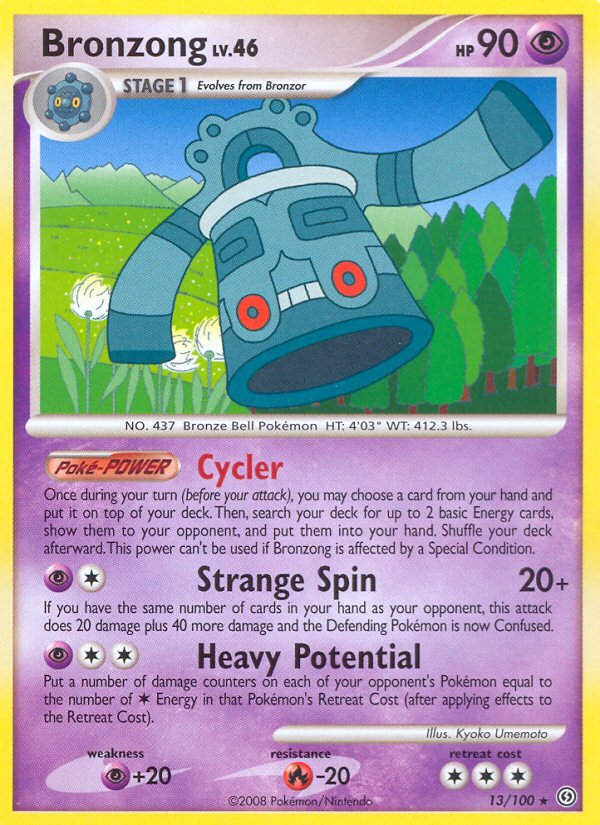 Bronzong (13/100) [Diamond & Pearl: Stormfront] | Exor Games Truro