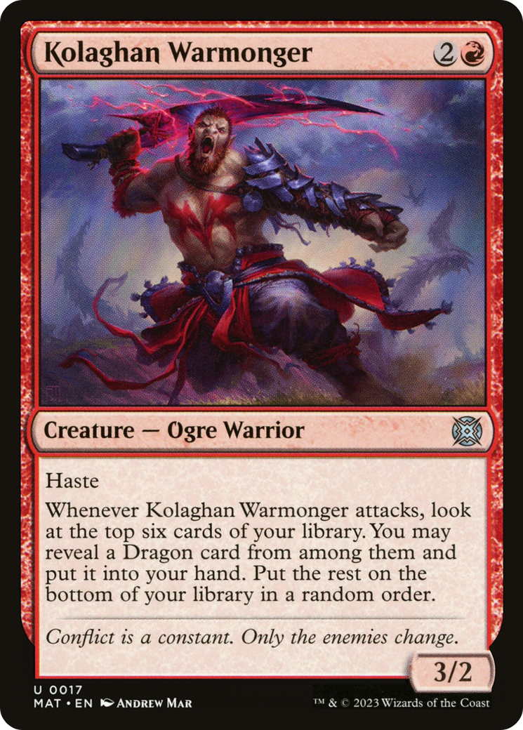 Kolaghan Warmonger [March of the Machine: The Aftermath] | Exor Games Truro
