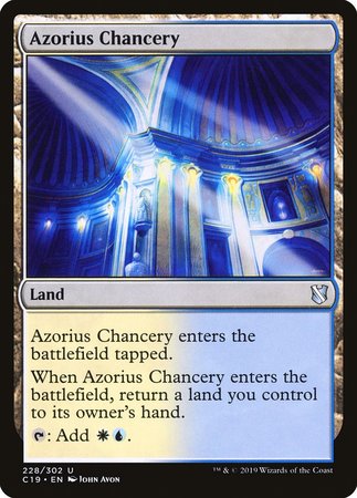 Azorius Chancery [Commander 2019] | Exor Games Truro