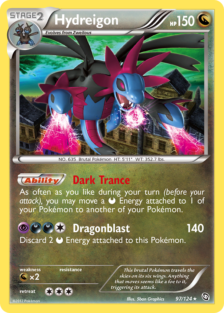 Hydreigon (97/124) [Black & White: Dragons Exalted] | Exor Games Truro