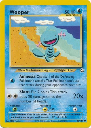 Wooper (82/111) [Neo Genesis Unlimited] | Exor Games Truro