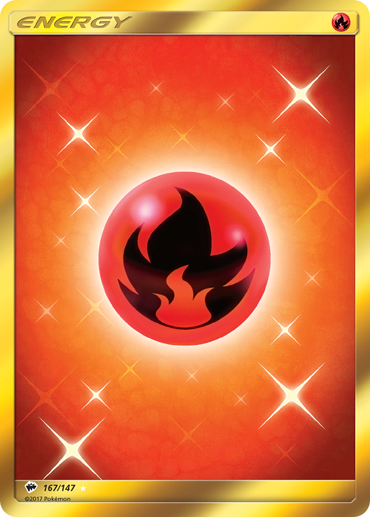 Fire Energy (167/147) [Sun & Moon: Burning Shadows] | Exor Games Truro