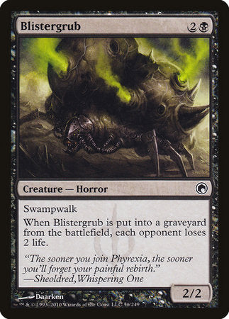 Blistergrub [Scars of Mirrodin] | Exor Games Truro