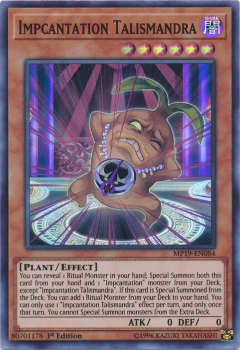 Impcantation Talismandra [MP19-EN084] Super Rare | Exor Games Truro