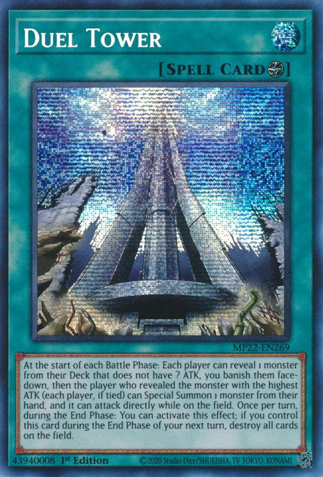 Duel Tower [MP22-EN269] Prismatic Secret Rare | Exor Games Truro