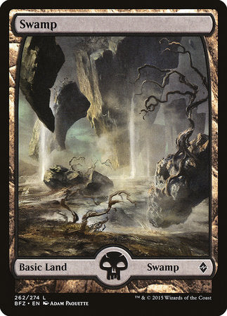 Swamp (262) - Full Art [Battle for Zendikar] | Exor Games Truro