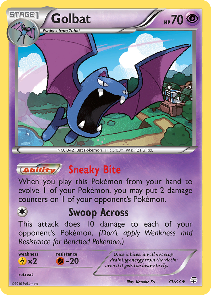 Golbat (31/83) [XY: Generations] | Exor Games Truro