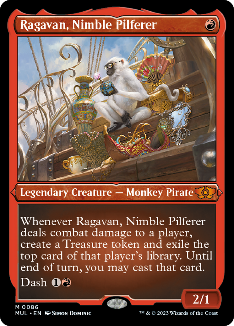 Ragavan, Nimble Pilferer (Foil Etched) [Multiverse Legends] | Exor Games Truro