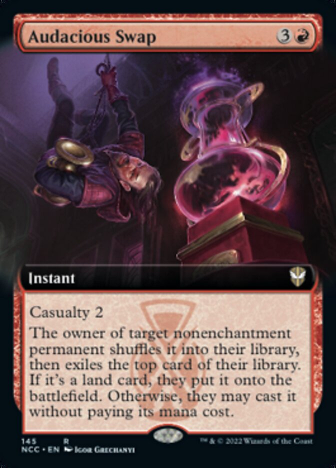 Audacious Swap (Extended Art) [Streets of New Capenna Commander] | Exor Games Truro