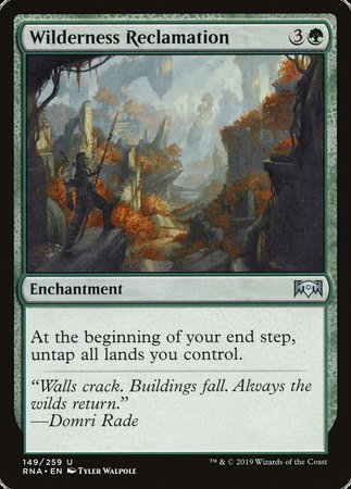 Wilderness Reclamation [Ravnica Allegiance] | Exor Games Truro