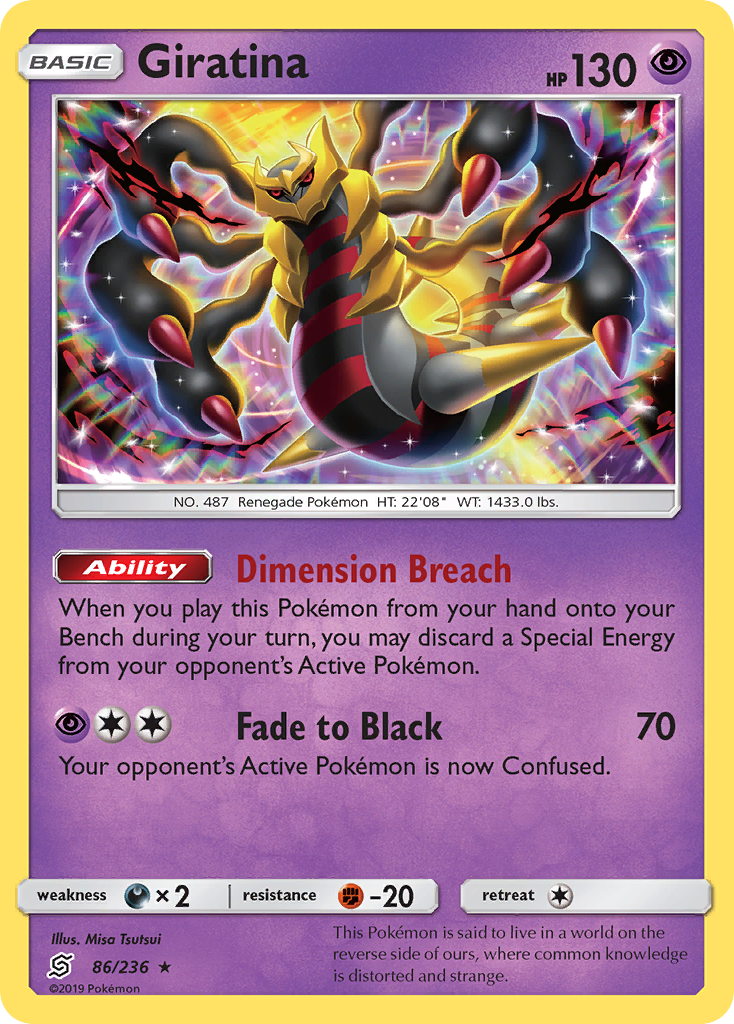 Giratina (86/236) [Sun & Moon: Unified Minds] | Exor Games Truro