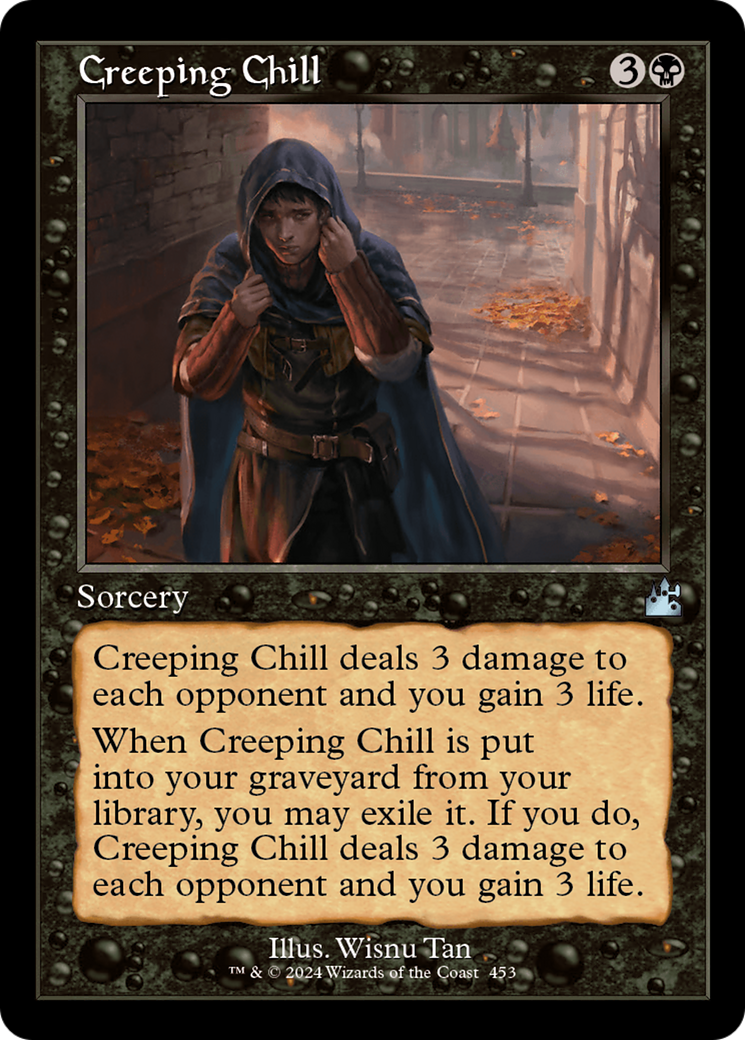 Creeping Chill (Retro Frame) [Ravnica Remastered] | Exor Games Truro