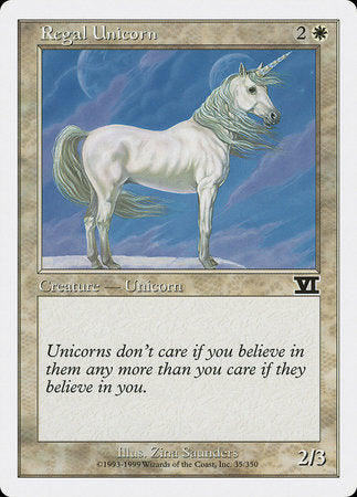 Regal Unicorn [Classic Sixth Edition] | Exor Games Truro