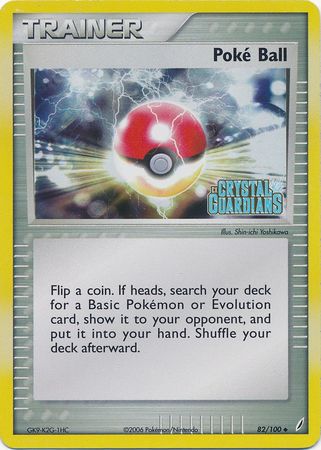 Poke Ball (82/100) (Stamped) [EX: Crystal Guardians] | Exor Games Truro