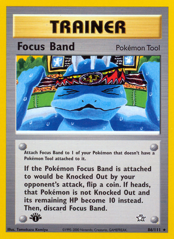 Focus Band (86/111) [Neo Genesis 1st Edition] | Exor Games Truro