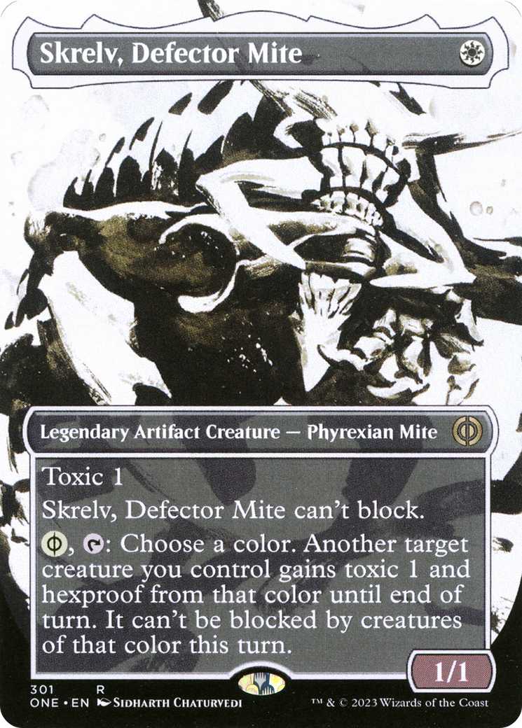 Skrelv, Defector Mite (Borderless Ichor) [Phyrexia: All Will Be One] | Exor Games Truro