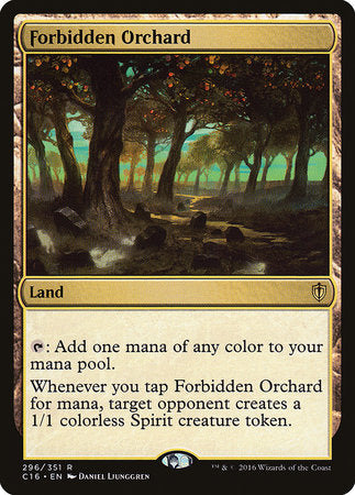 Forbidden Orchard [Commander 2016] | Exor Games Truro