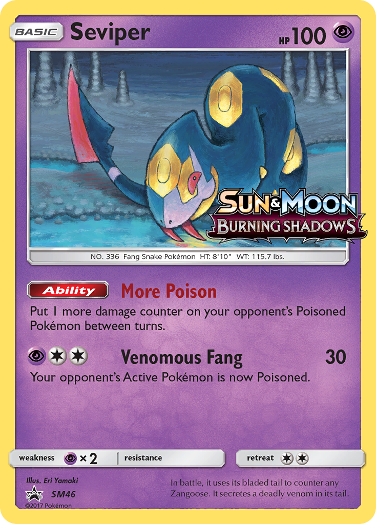 Seviper (SM46) [Sun & Moon: Black Star Promos] | Exor Games Truro