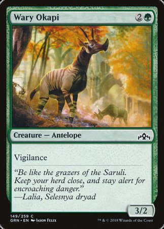 Wary Okapi [Guilds of Ravnica] | Exor Games Truro