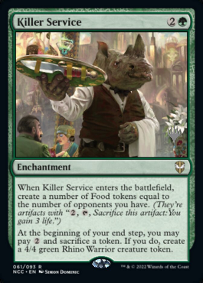 Killer Service (Promo Pack) [Streets of New Capenna Commander Promos] | Exor Games Truro