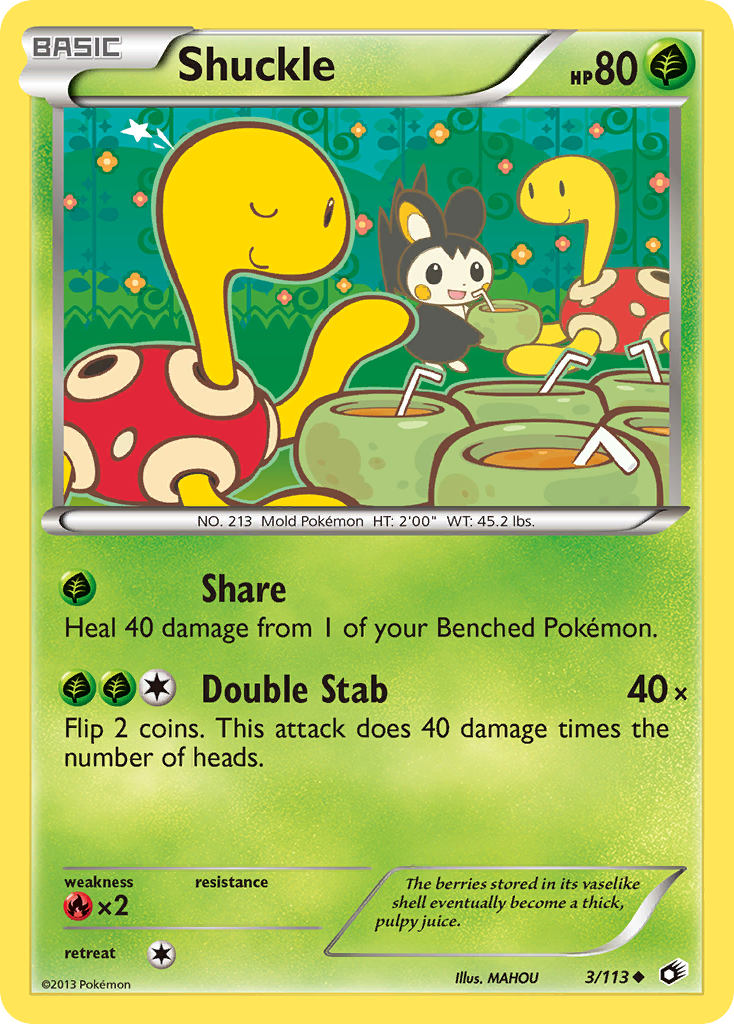 Shuckle (3/113) [Black & White: Legendary Treasures] | Exor Games Truro