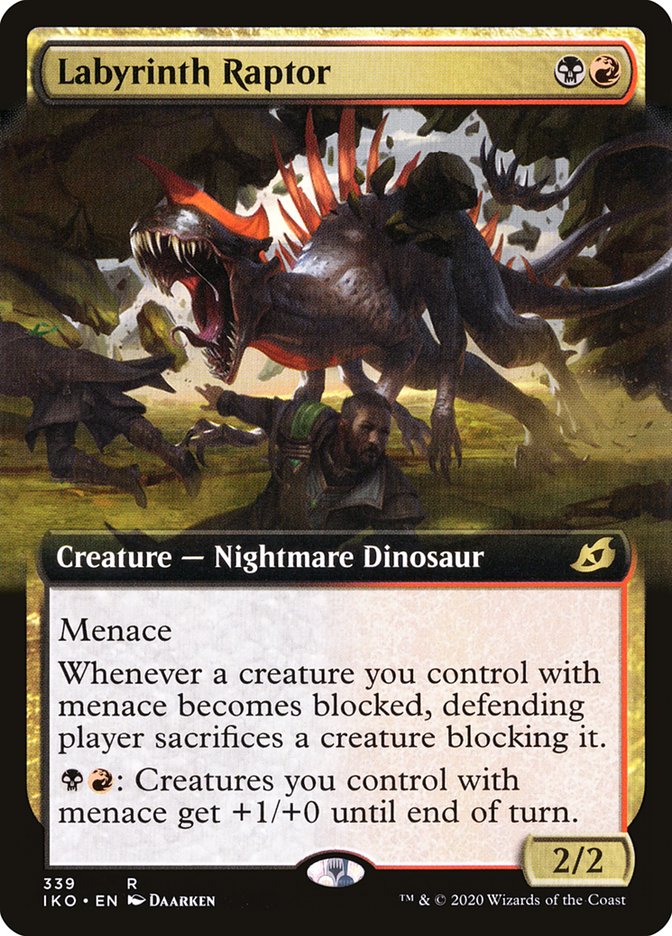 Labyrinth Raptor (Extended Art) [Ikoria: Lair of Behemoths] | Exor Games Truro
