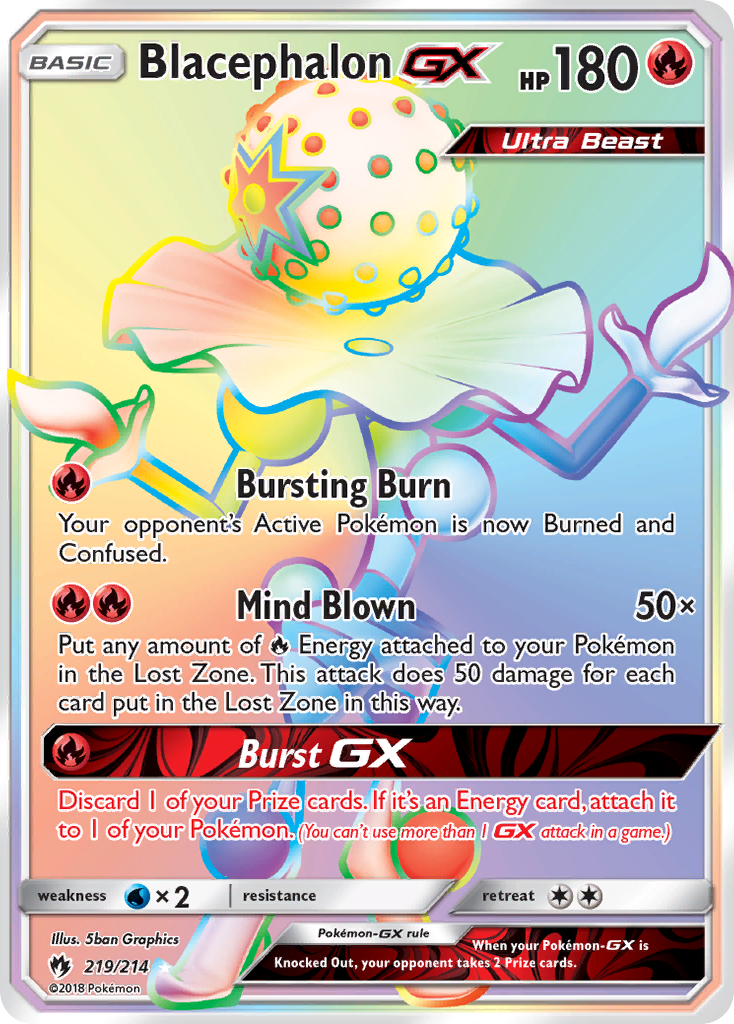 Blacephalon GX (219/214) [Sun & Moon: Lost Thunder] | Exor Games Truro