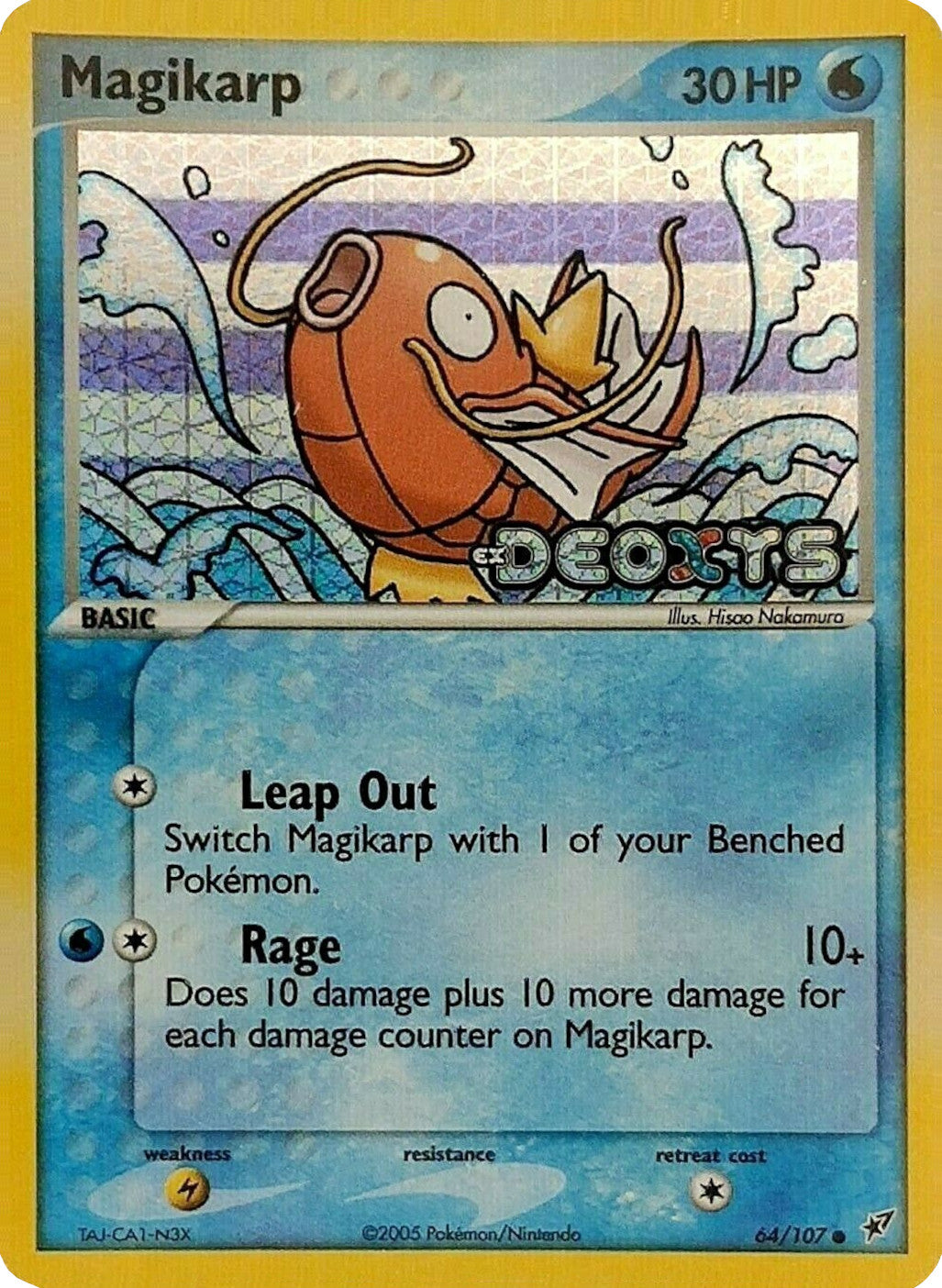 Magikarp (64/107) (Stamped) [EX: Deoxys] | Exor Games Truro