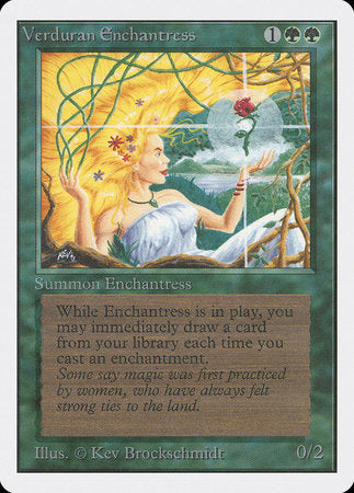 Verduran Enchantress [Unlimited Edition] | Exor Games Truro