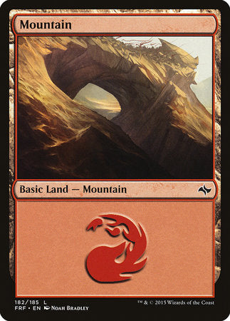 Mountain (182) [Fate Reforged] | Exor Games Truro