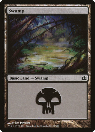 Swamp (309) [Commander 2011] | Exor Games Truro