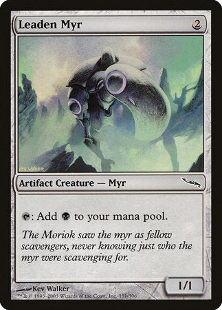 Leaden Myr [Mirrodin] | Exor Games Truro