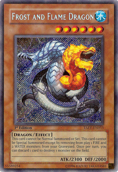 Frost and Flame Dragon [TAEV-EN033] Secret Rare | Exor Games Truro