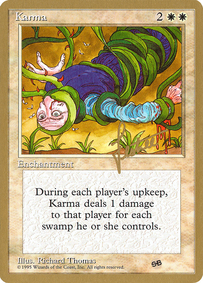 Karma (Bertrand Lestree) (SB) [Pro Tour Collector Set] | Exor Games Truro