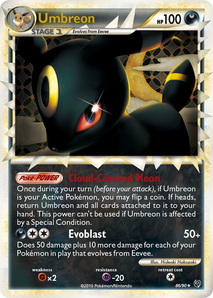 Umbreon (86/90) [HeartGold & SoulSilver: Undaunted] | Exor Games Truro