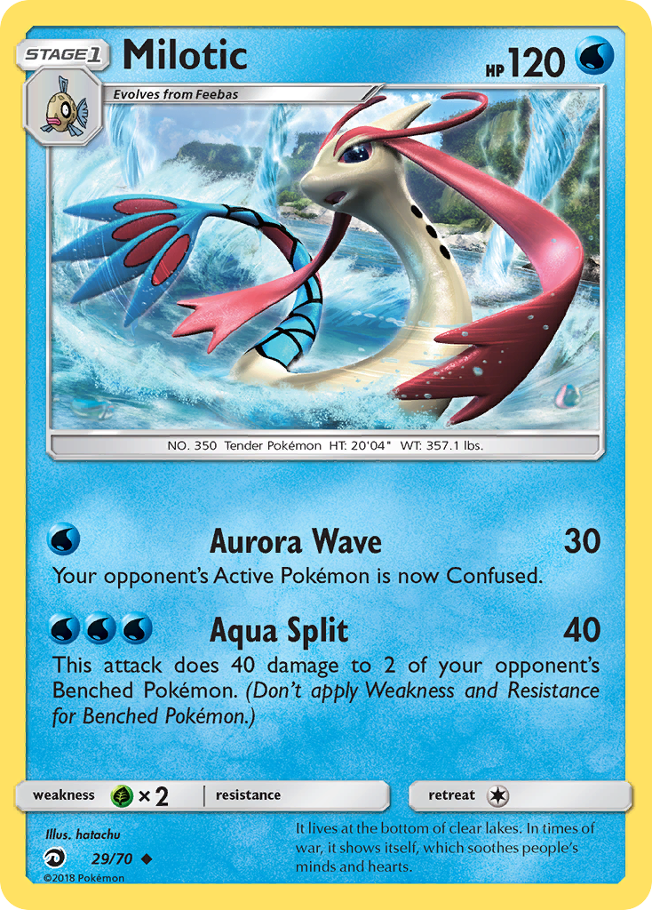 Milotic (29/70) [Sun & Moon: Dragon Majesty] | Exor Games Truro