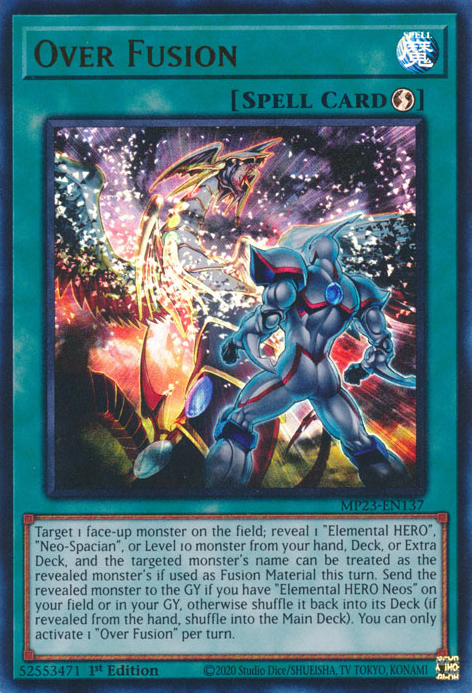 Over Fusion [MP23-EN137] Ultra Rare | Exor Games Truro