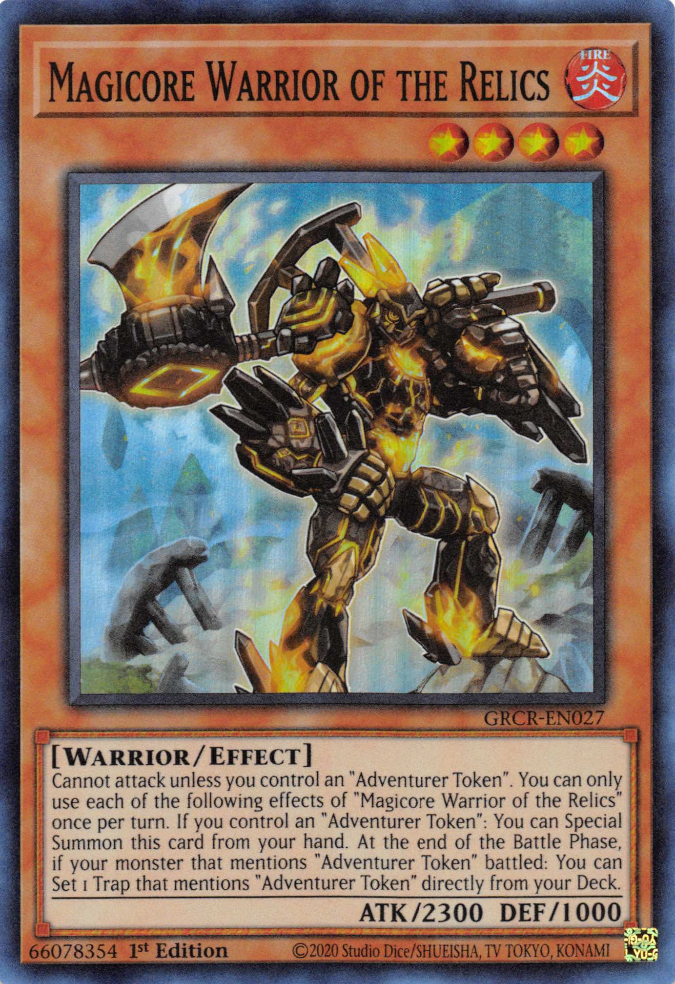 Magicore Warrior of the Relics [GRCR-EN027] Super Rare | Exor Games Truro