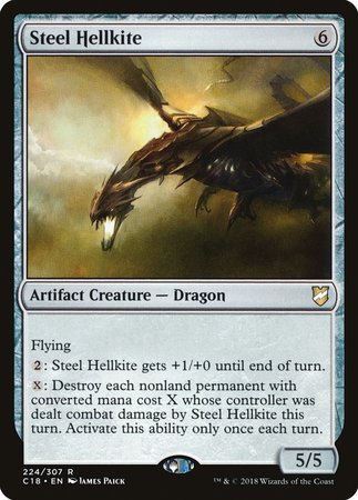 Steel Hellkite [Commander 2018] | Exor Games Truro