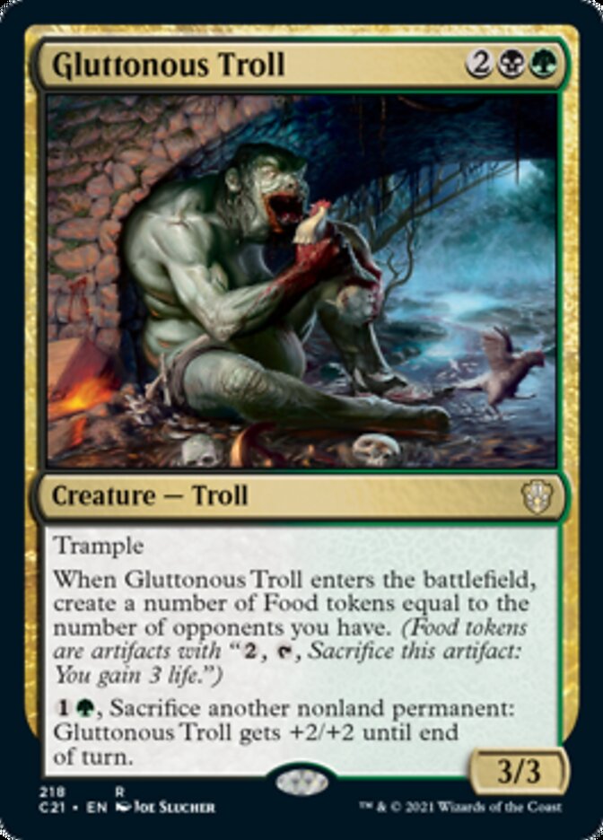 Gluttonous Troll [Commander 2021] | Exor Games Truro