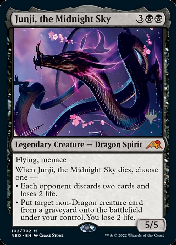 Junji, the Midnight Sky (Promo Pack) [Kamigawa: Neon Dynasty Promos] | Exor Games Truro