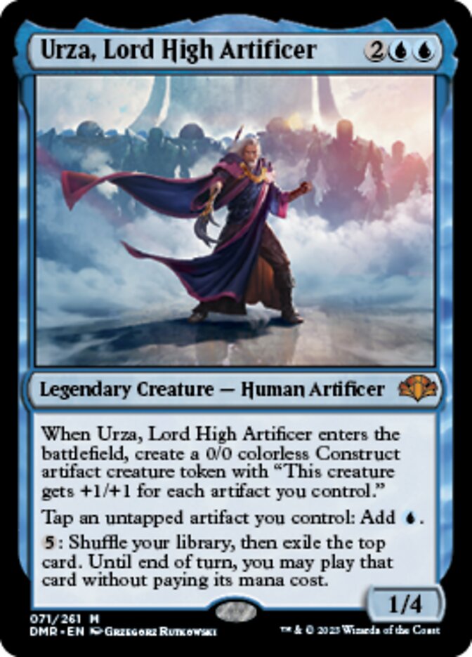 Urza, Lord High Artificer [Dominaria Remastered] | Exor Games Truro