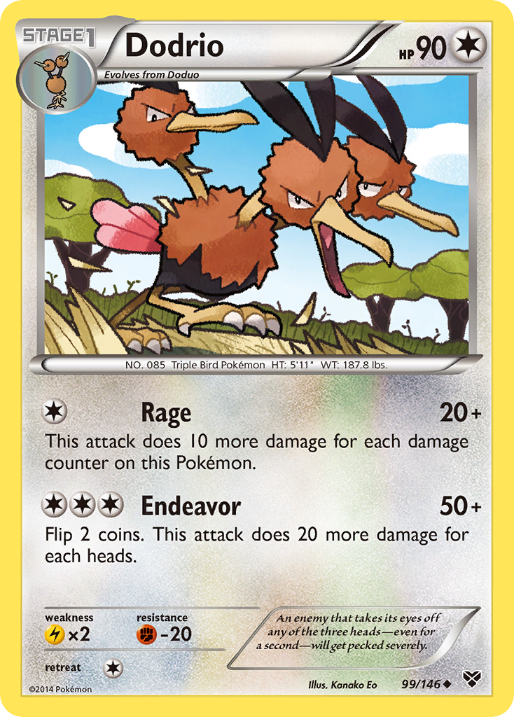 Dodrio (99/146) [XY: Base Set] | Exor Games Truro